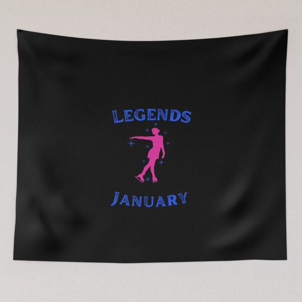 Item preview, Ice Skating Legends Were Born In January Ice Skating Lovers For Skater And Coach Ice Princes designed and sold by jacksrome6.