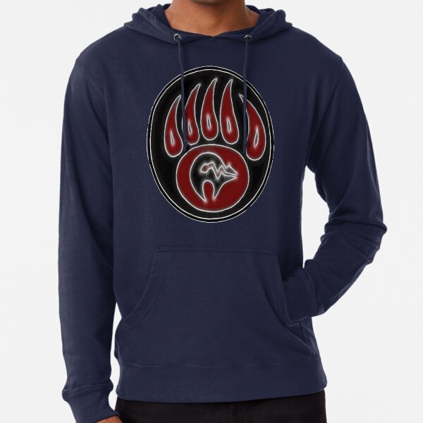 Red Spirit Bear Lightweight Hoodie