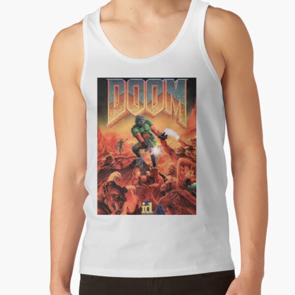 Item preview, DOOM GAME BOX COVER Essential T-Shirt designed and sold by RudolfOberholz.