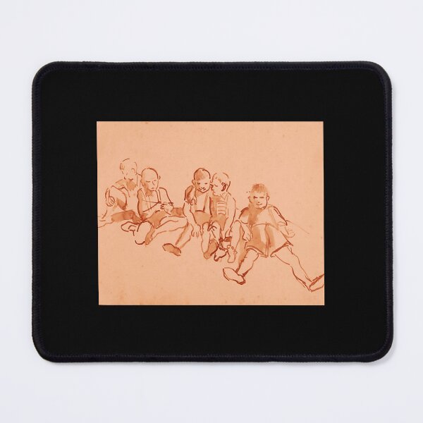 Item preview, Old School Kids Relaxing in the Summer Canvas Print designed and sold by rossgarykev.