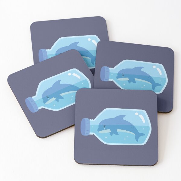 Item preview, Sad Dolphin Trapped In Bottle designed and sold by rustydoodle.
