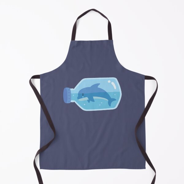 Item preview, Sad Dolphin Trapped In Bottle designed and sold by rustydoodle.