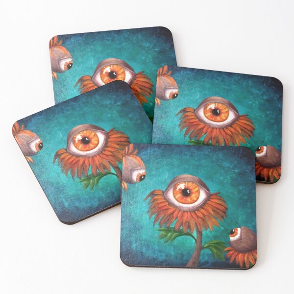 Item preview, Flower Eyeball Artwork By Jolene Edwards designed and sold by CurlyClaraBelle.