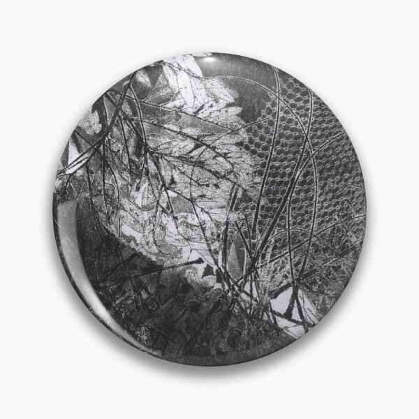 ALLIGATOR IN LEAVES by REKHA IYERN FE RECORDS CANADA Pin