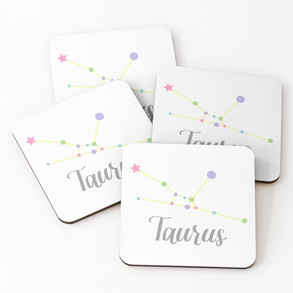 Item preview, Taurus Zodiac Constellation in Rainbow Pastels designed and sold by Kelly Leung.