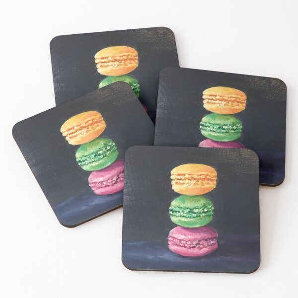 Item preview, Colorful Macaroons Artwork by Jolene Edwards designed and sold by CurlyClaraBelle.