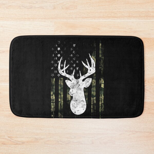 Item preview, American Camouflage USA Flag Whitetail Buck Bow Deer Hunting designed and sold by simonbucholz.
