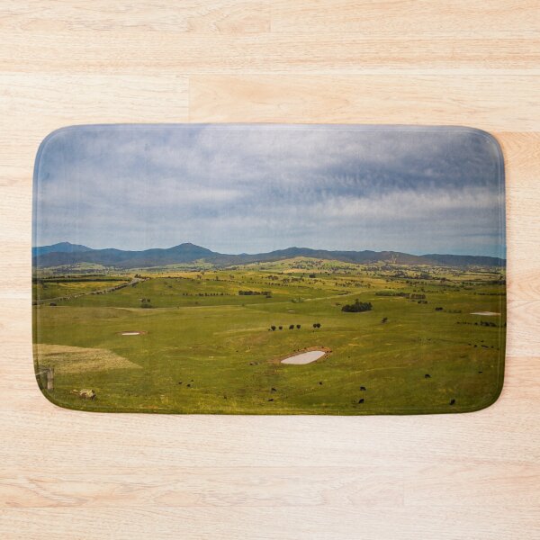 Item preview, Dry green Australian countryside with hills in the background designed and sold by James-Cole.