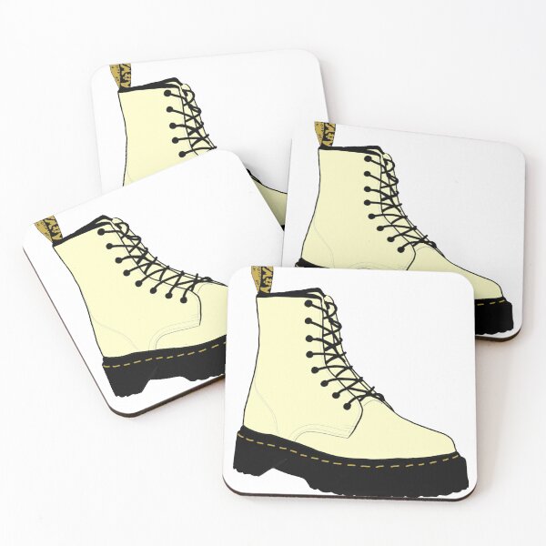 Item preview, Yellow Doc Martens Illustration designed and sold by Maddie OMalley.