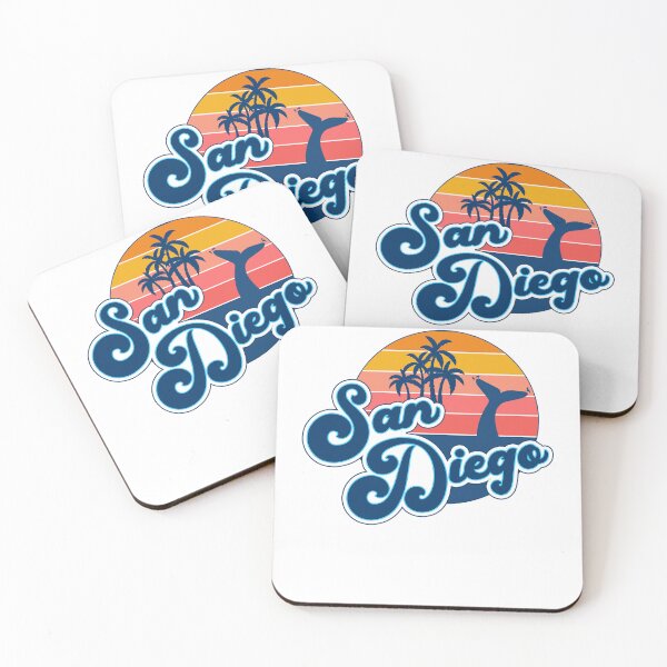 Item preview, San Diego California CA Surfer 70s Retro Sunset Vintage designed and sold by Funny Shirts Matter.