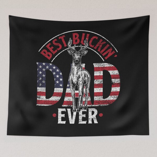 Item preview, USA Flag Fathers Day Hunter Dad Deer Hunting designed and sold by simonbucholz.
