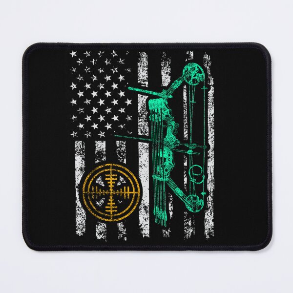 Item preview, Vintage US Flag Deer Hunting Bow Hunter Tee Hunters designed and sold by simonbucholz.