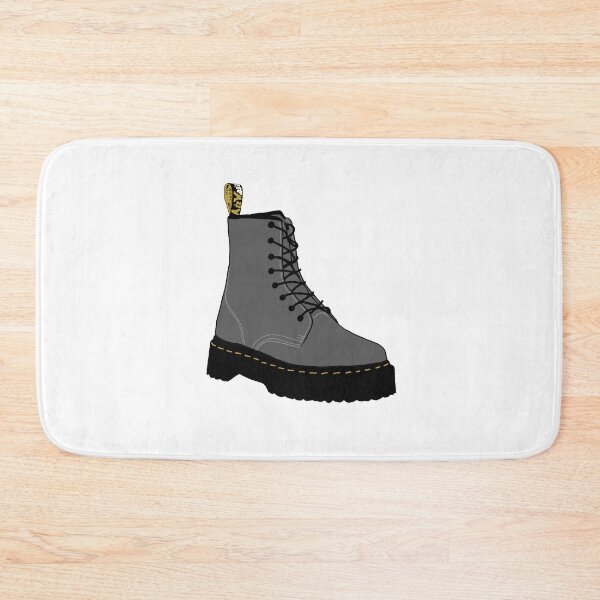 Item preview, Grey Doc Martens Illustration designed and sold by Maddie OMalley.