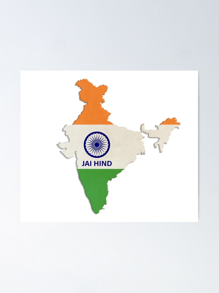 Indian tricolor flag. India map. - Stock Illustration [71708677] - PIXTA