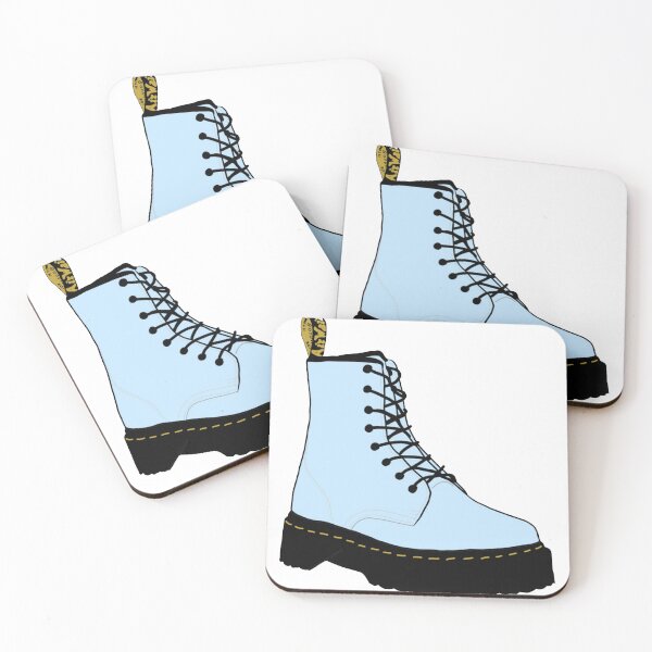 Item preview, Blue Doc Martens Illustration designed and sold by Maddie OMalley.
