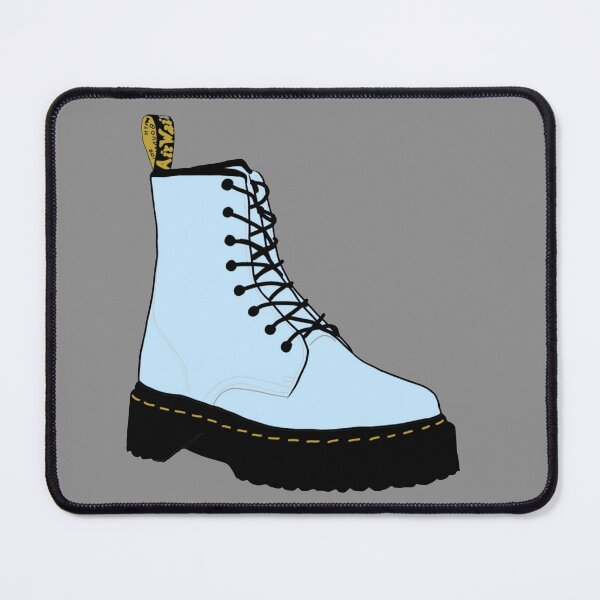 Item preview, Blue Doc Martens Illustration designed and sold by Maddie OMalley.