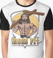 Jesus CrossFit Grafik T-Shirt