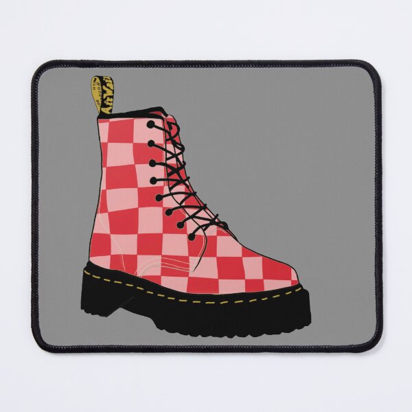 Item preview, Pink/Red Doc Martens Illustration designed and sold by Maddie OMalley.