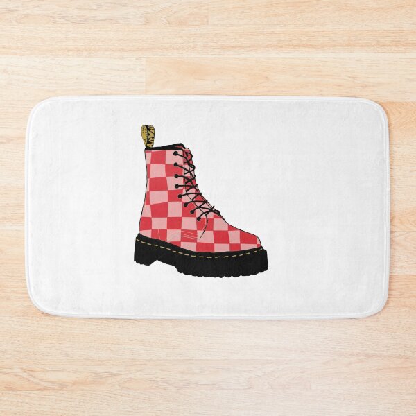 Item preview, Pink/Red Doc Martens Illustration designed and sold by Maddie OMalley.