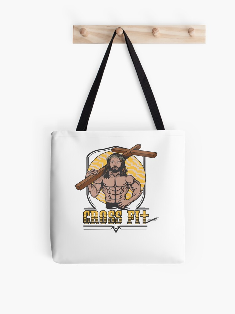 Jesus CrossFit Sticker for Sale by overwithdrawn