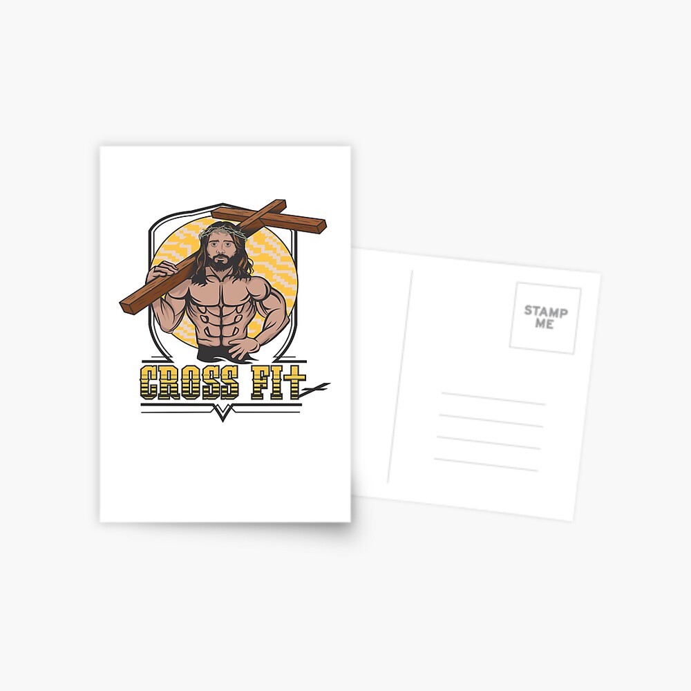 Jesus CrossFit Sticker for Sale by overwithdrawn