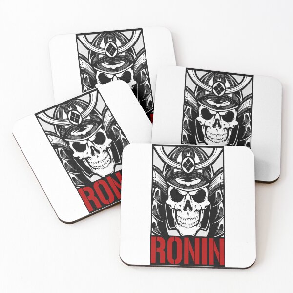 Item preview, Ronin Samurai Skull (Red Font) designed and sold by RoninUnknown.