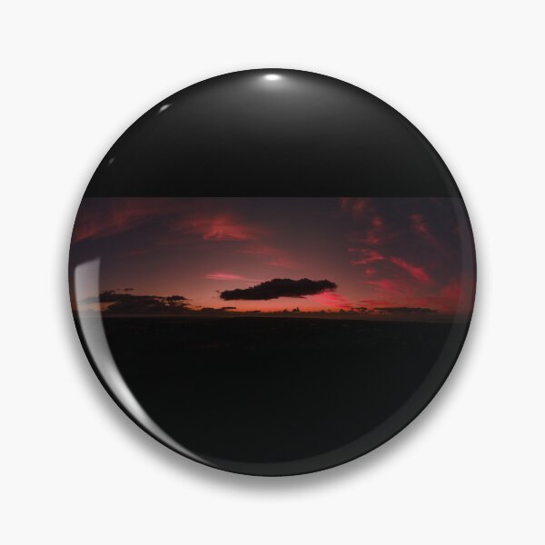 Item preview, Deep reds and purples panoramic view of silhouetted clouds at the sunset afterglow designed and sold by James-Cole.