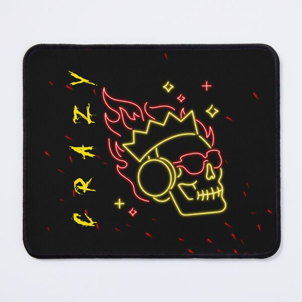Item preview, Crazy Burning Skull designed and sold by WinkyDoodle.