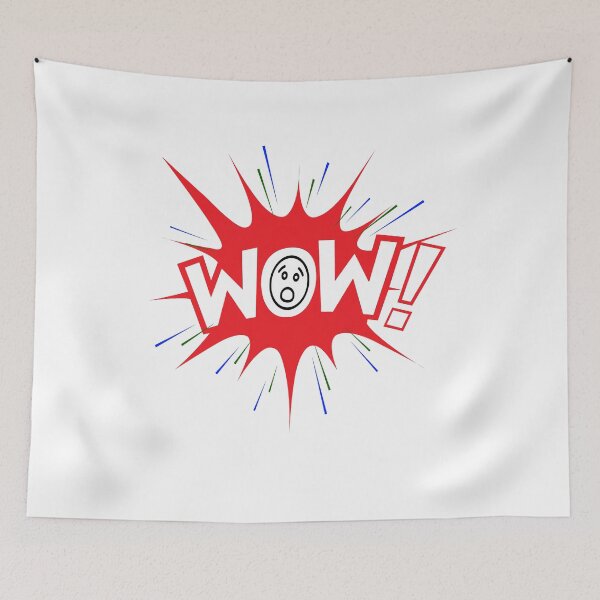 Item preview, T-shirt for boys and girls who loves the word of wow printed with wow designed and sold by LTMARKETING.