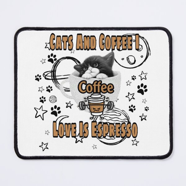 Item preview, Cats And Coffee I Love Is Espresso designed and sold by Katie010.