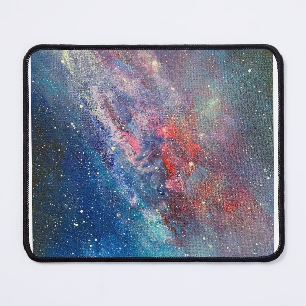 Item preview, Space Landscape Painting, Galactic Cosmos Art, Nebula Art designed and sold by DianaLeighArt.