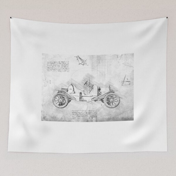 Item preview, Da Vinci Sketch Art Ford Model T - Grunge designed and sold by Rayyanz.