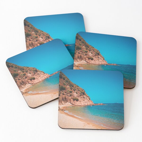 Item preview, Blue ocean summer beach calm waves  designed and sold by anisbbmbrush.