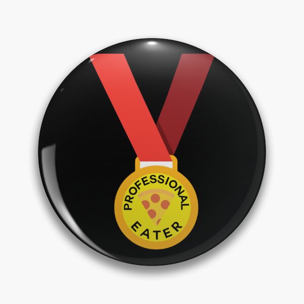 Item preview, Professional pizza eater - Medal Classic . designed and sold by mendozahalc.
