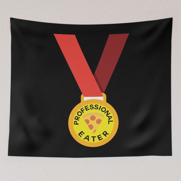 Item preview, Professional pizza eater - Medal Classic . designed and sold by mendozahalc.