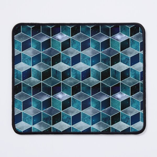 Item preview, Fun Galactic Stars and Sky Cube Geometric Pattern designed and sold by SeaChangeDesign.