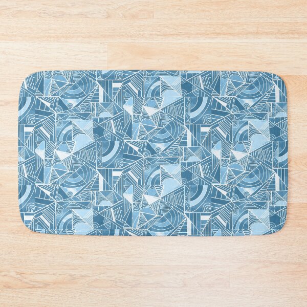 Item preview, Colorful Lines and Shapes - Light Blue designed and sold by Jasrese.