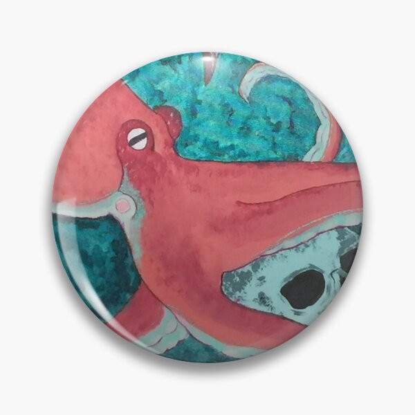 Item preview, Octopus holding a Skull designed and sold by TheWitchCraft.