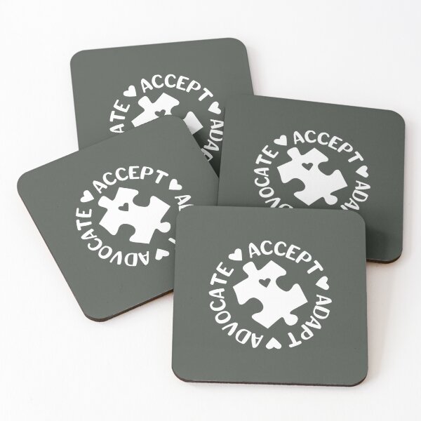 Item preview, Accept Adapt Advocate Autism Awareness designed and sold by 9fashion.