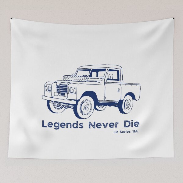 Item preview, Legends Never Die | LR Series 11A | Classic British 4x4s | 4x4 Designs | designed and sold by Duncan Udawatta  | The Mugzz Shop.