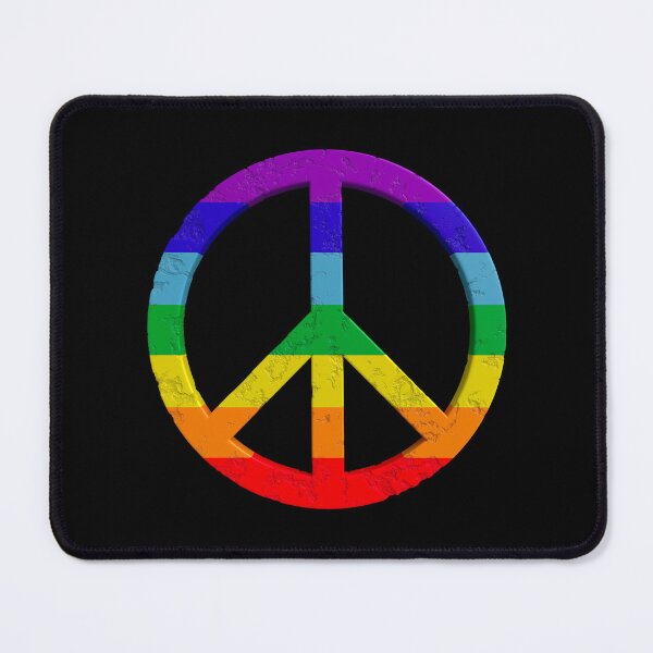 Item preview, CND Peace Logo Rainbow designed and sold by lathspell.
