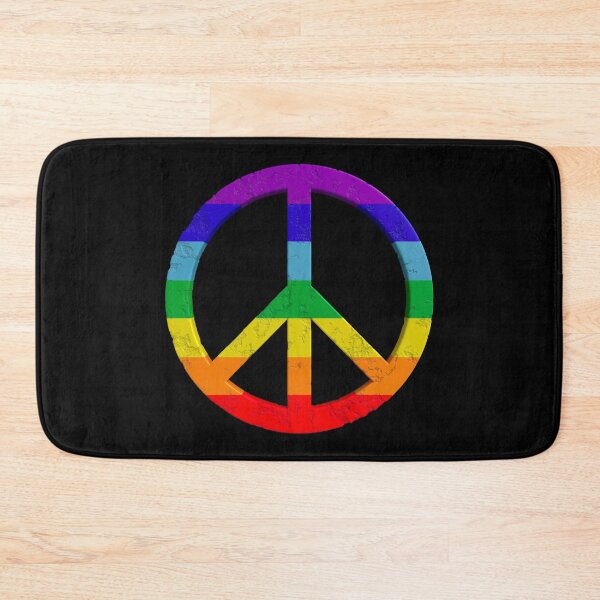 Item preview, CND Peace Logo Rainbow designed and sold by lathspell.