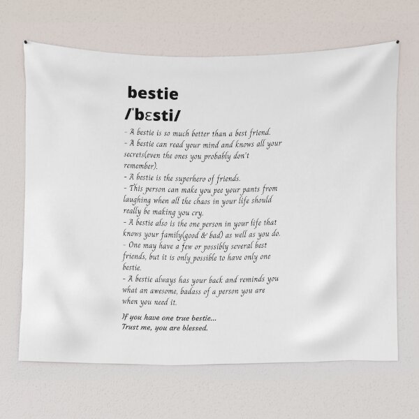 Item preview, Definition of Bestie  designed and sold by Nilima Bano ⭐⭐⭐⭐.