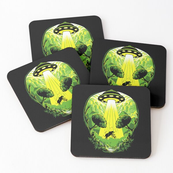 Item preview, UFO Cow Abduction designed and sold by ParanormalWorld.