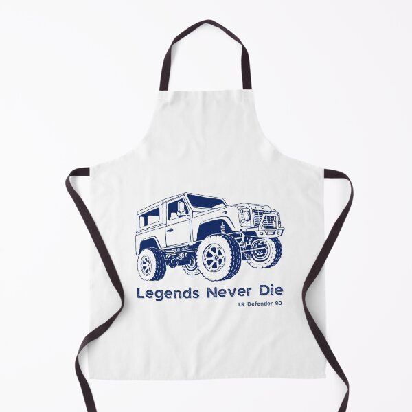 Item preview, Legends Never Die | LR Defender 90 | Classic British 4x4 | Offroad 4wd trucks designed and sold by Duncan Udawatta | The Mugzz Shop.
