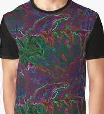 Zayin Art: Abstract Purpleish Graphic T-Shirt
