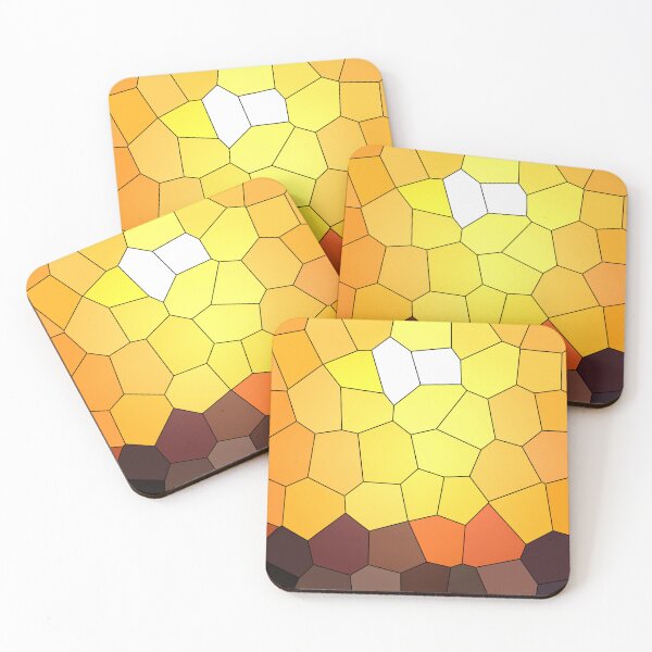 Item preview, Sunset as a mosaic in bright colors designed and sold by Your Happy Life.
