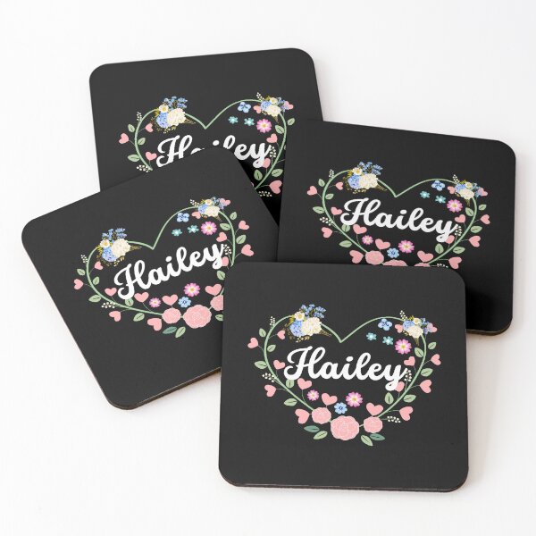 Item preview, Hailey - Custom Girls Name Gift | Floral Name Calligraphy Design designed and sold by Delandor.
