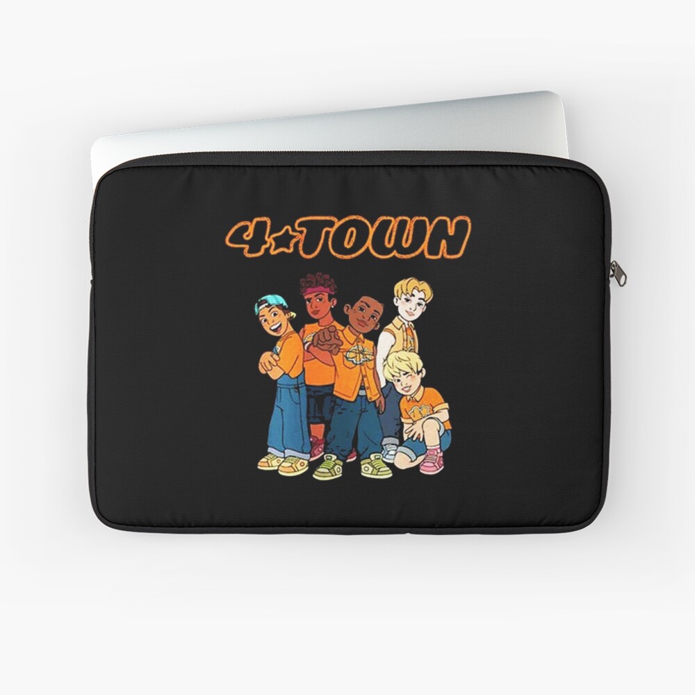 4 Town Turning Red Laptop Sleeve