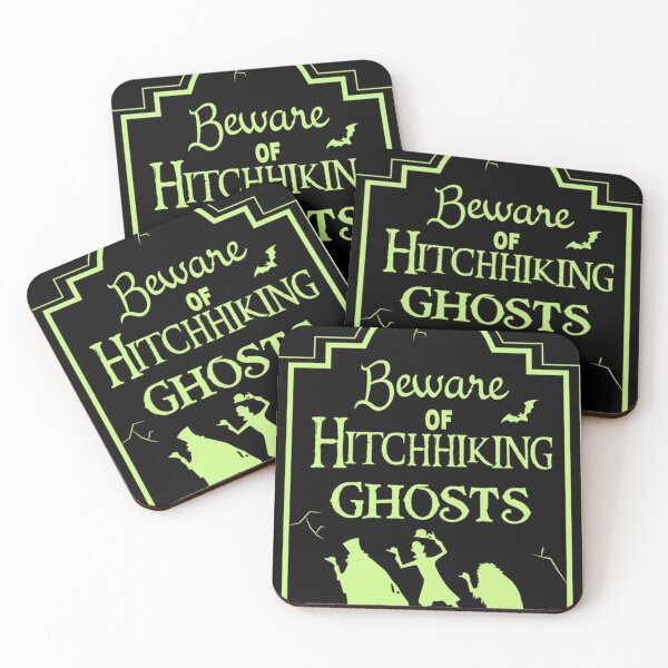 Item preview, Beware of Hitchhiking Ghosts Halloween Classic . designed and sold by lavernapass.